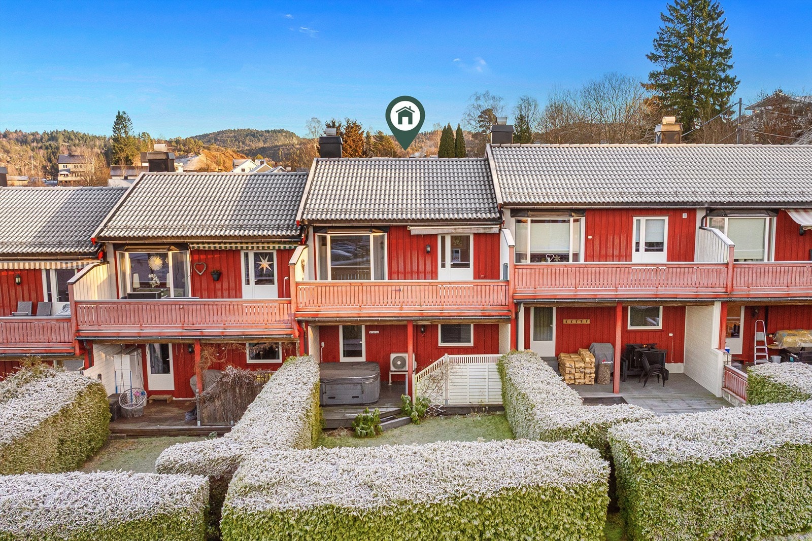 Praktisk rekkehusleilighet i midtrekke på Eidanger. Foto: Dag Frogner - Boligfotograf1. Galleribilde