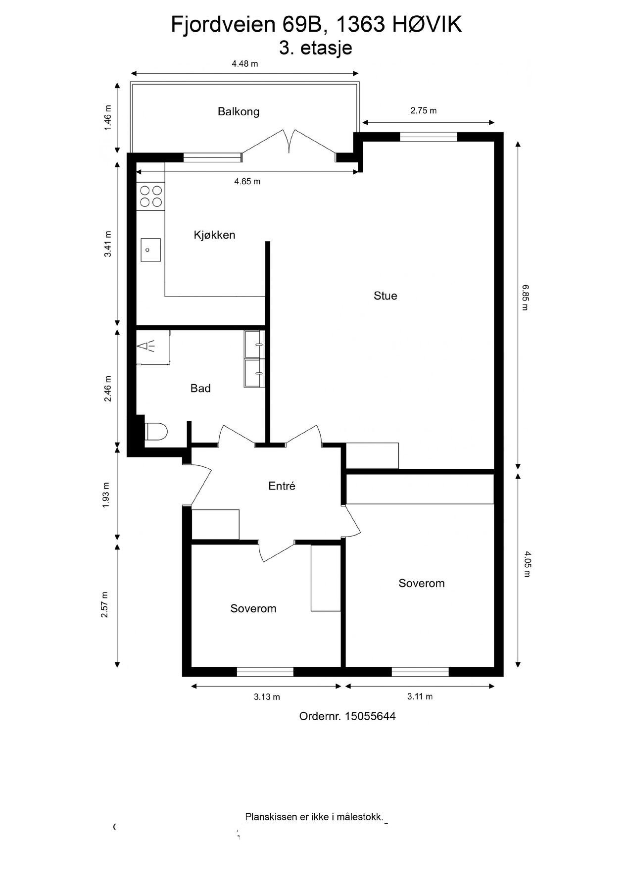 Plantegning Galleribilde