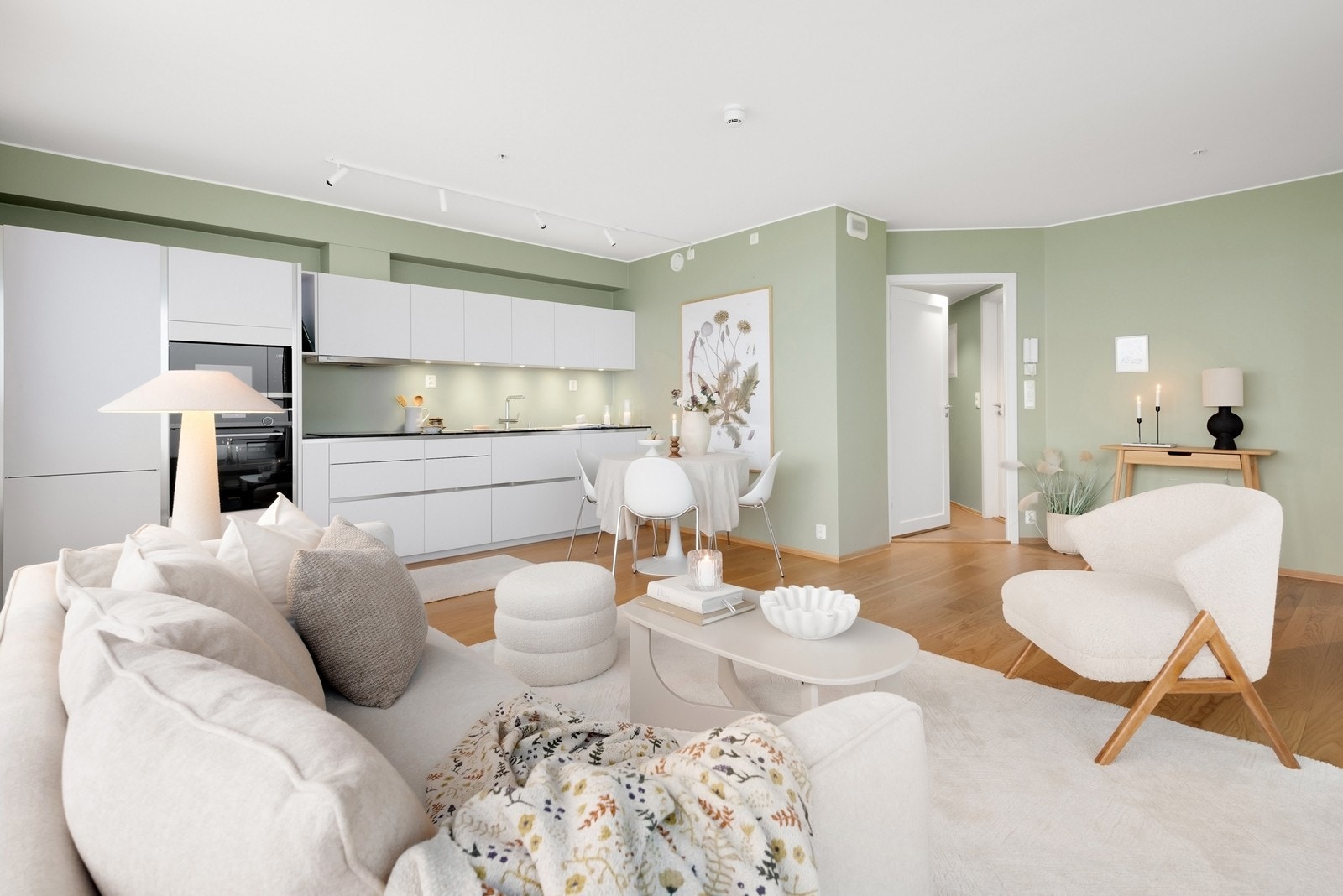 Vannbåren gulvvarme i alle rom med unntak av bod. Galleribilde