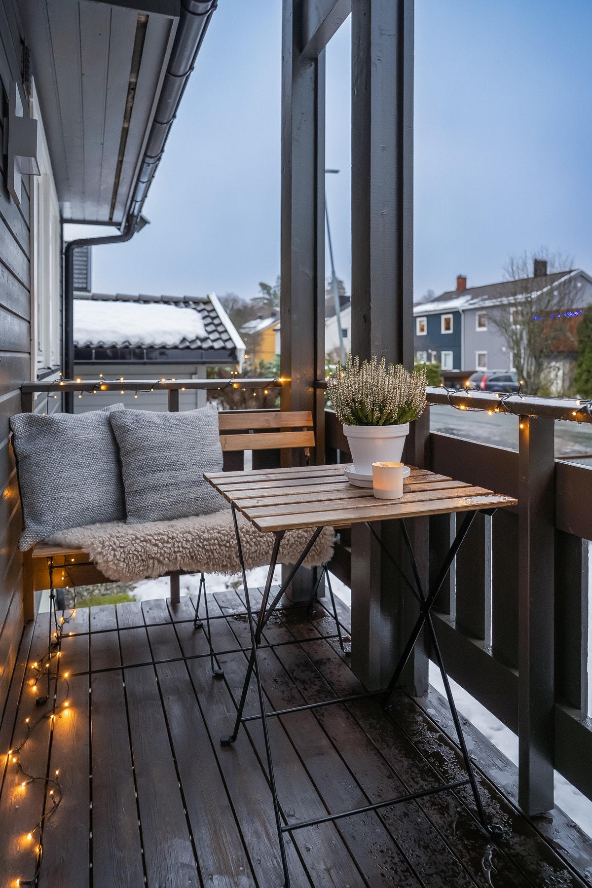 Balkongen utenfor kjøkkenet. Galleribilde