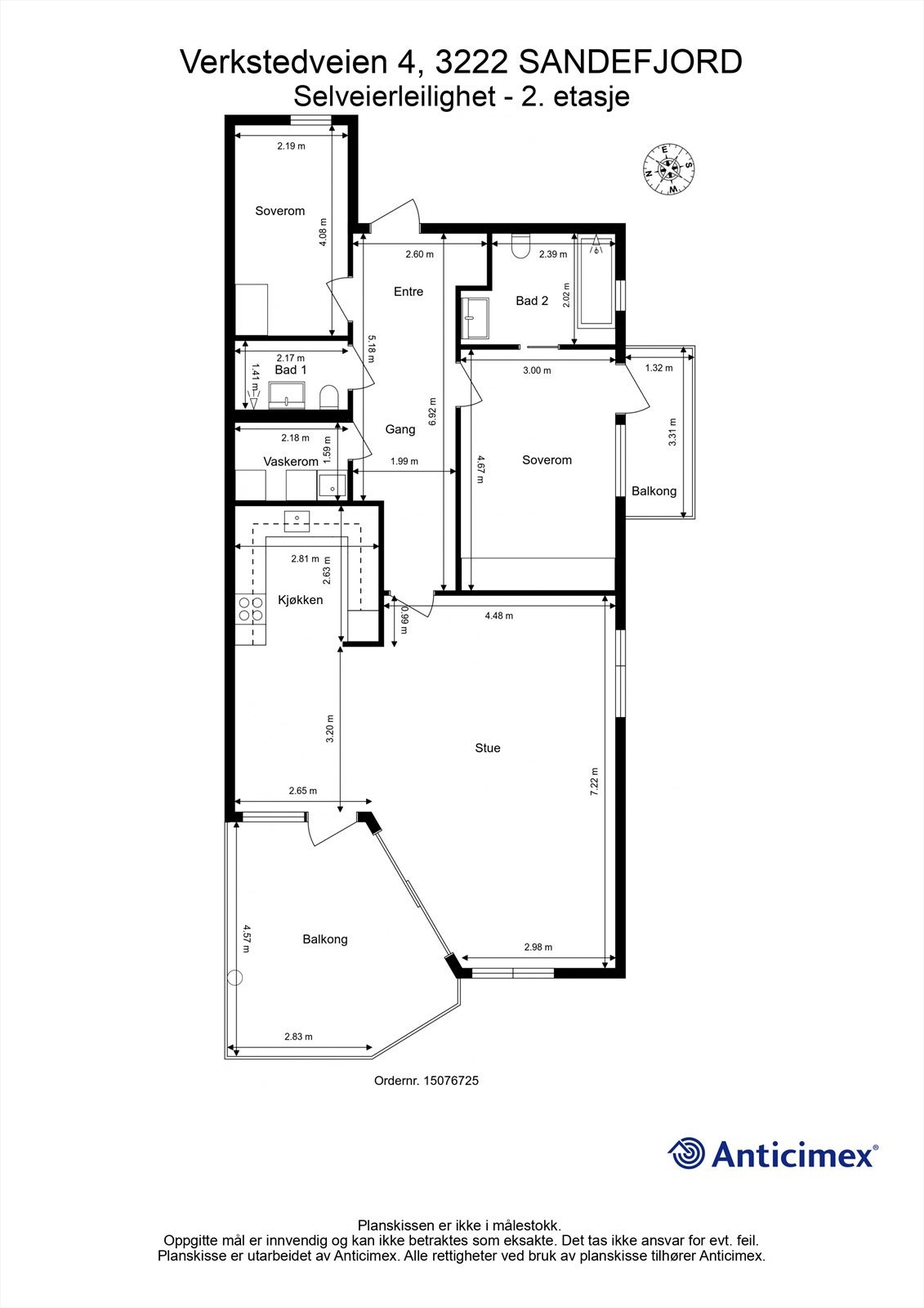 Plantegning Galleribilde