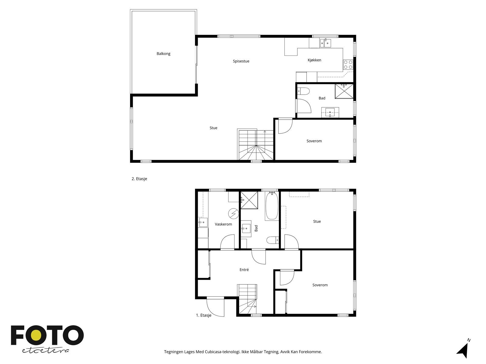 Illustrert planskisse, Blåveisstien 18 Galleribilde