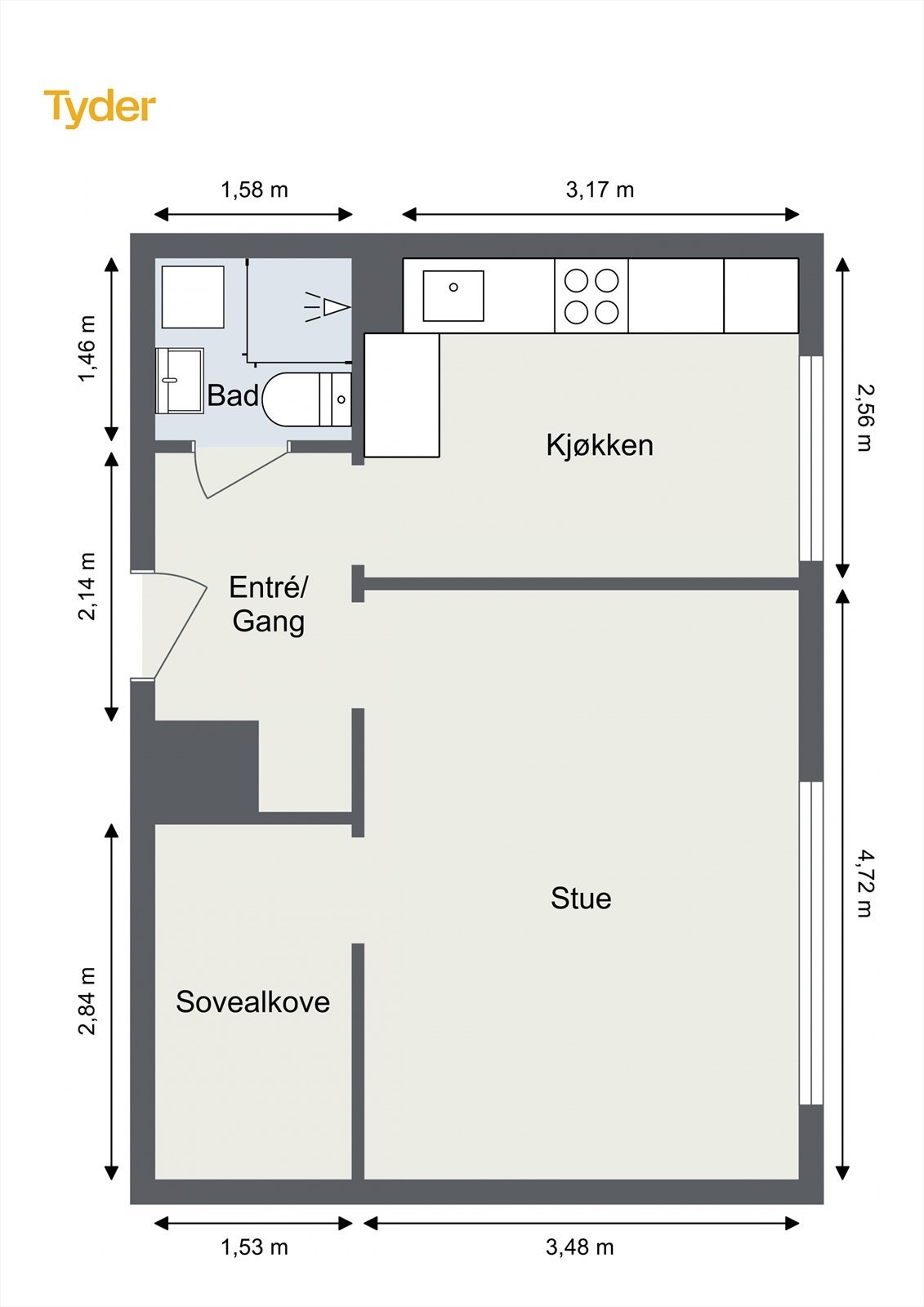Plantegning. Galleribilde