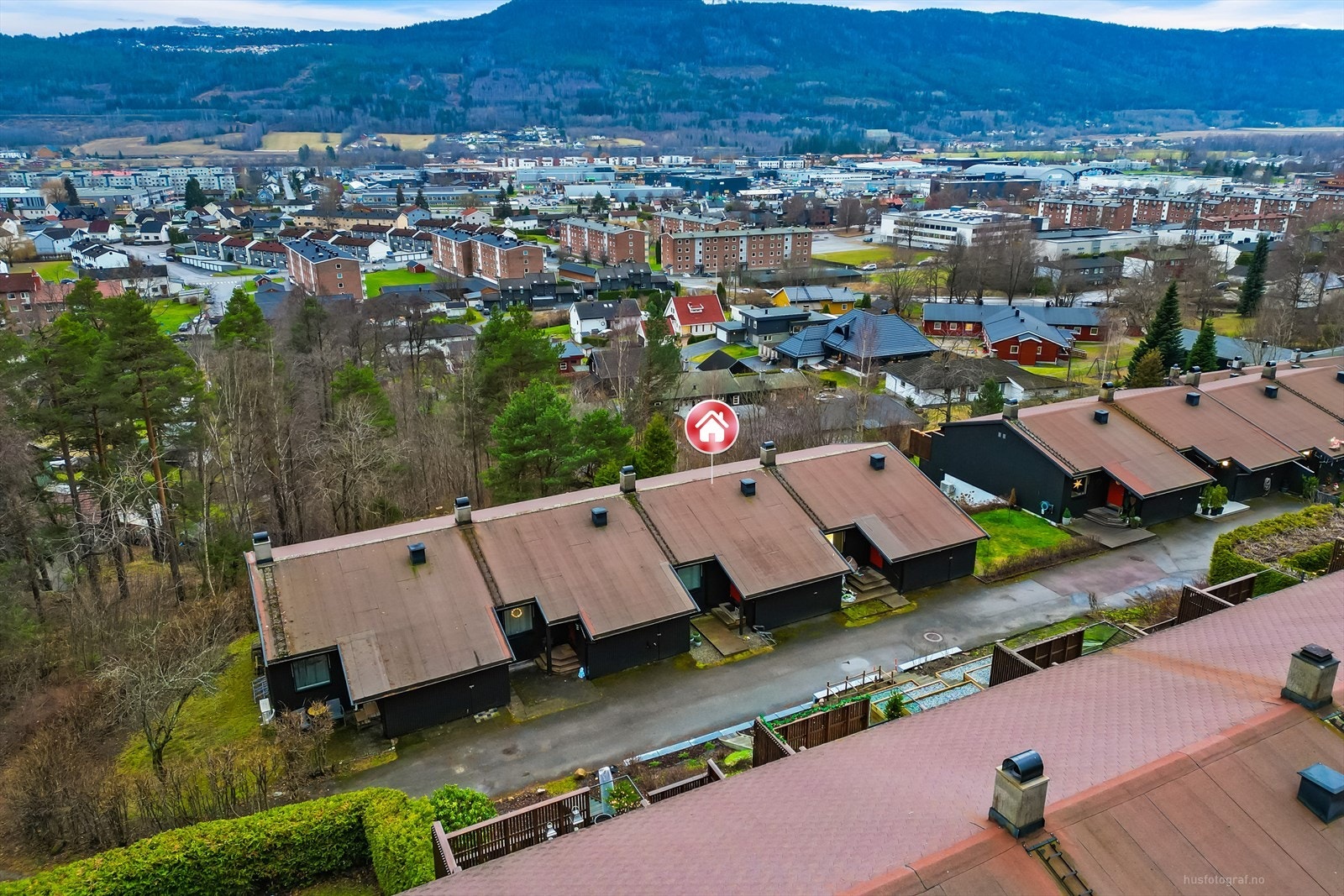 Det er flott utsikt fra boligen. Galleribilde