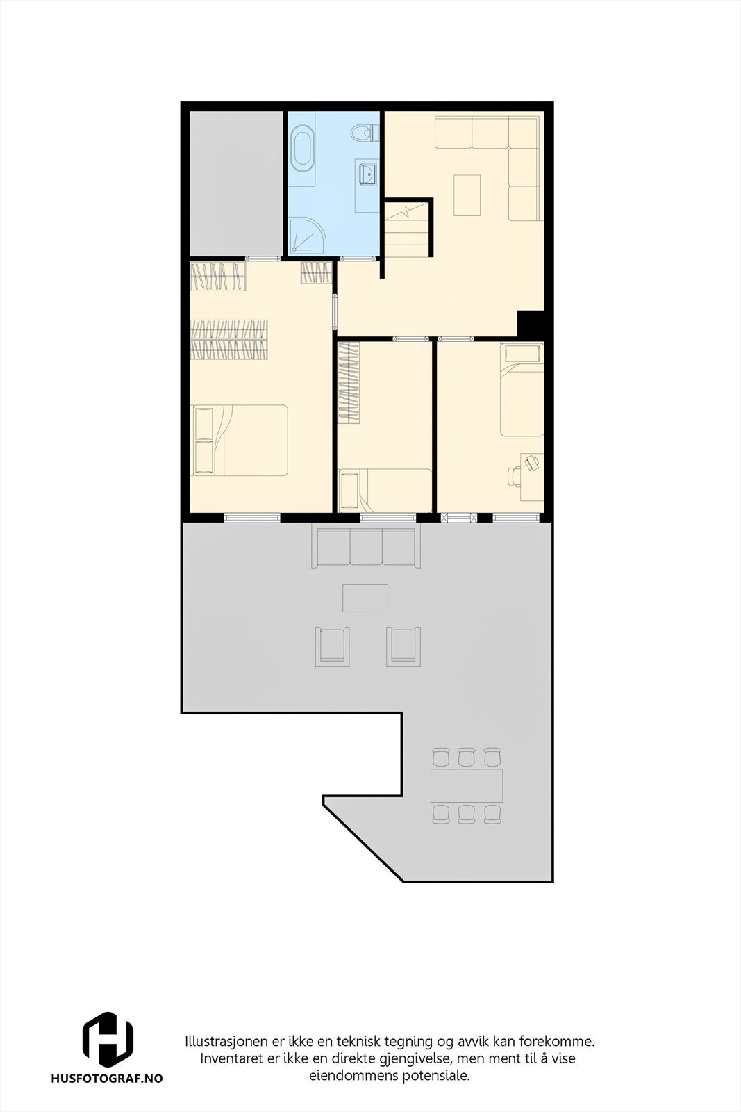 Plantegning kjeller. Galleribilde