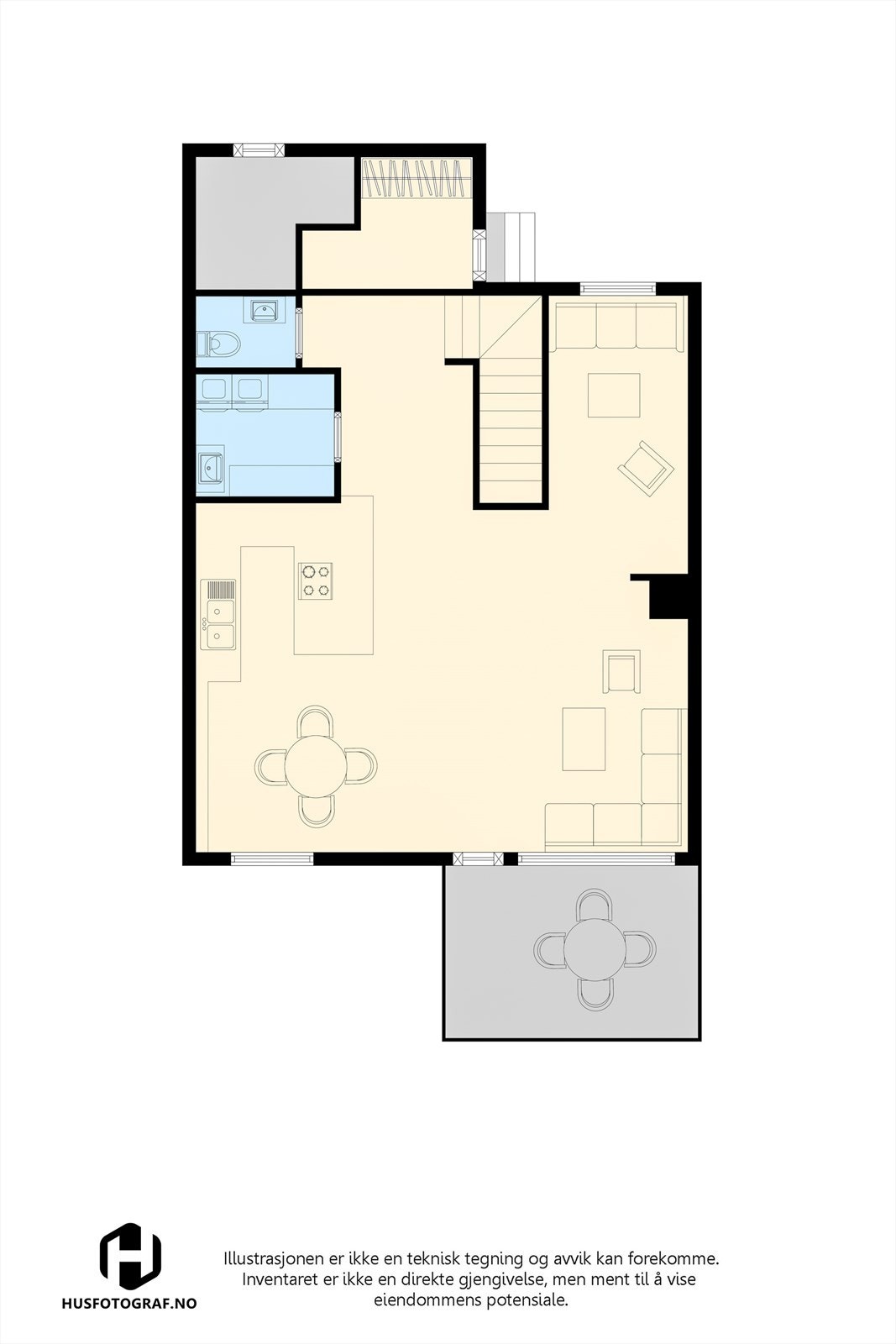 Plantegning 1.etasje. Galleribilde