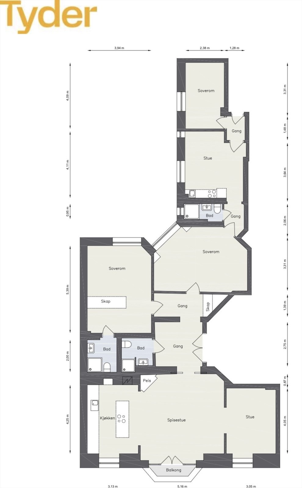 Plantegning Galleribilde