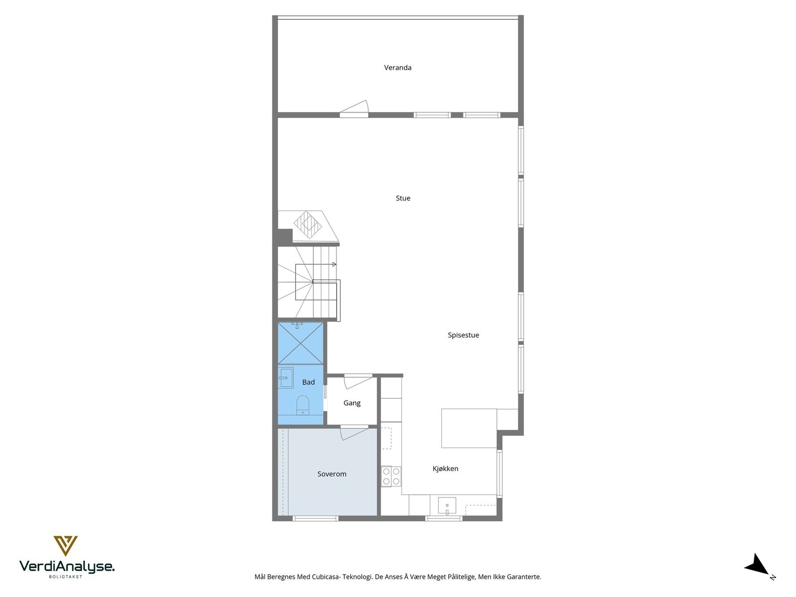 Planskisse 2. etasje Galleribilde