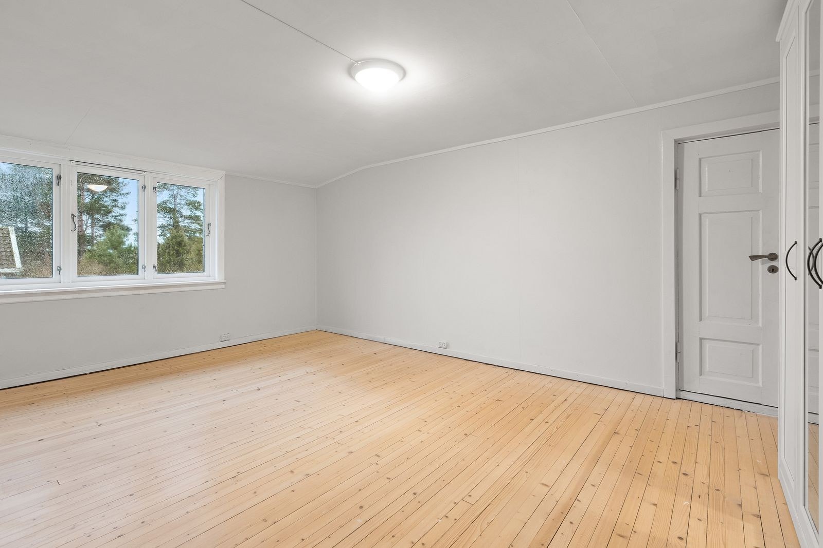 Det er originale tregulv i noen av rommene. Galleribilde