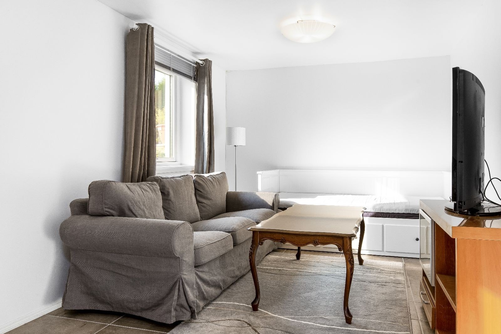 I stuen kan man hygge seg med godt selskap og koselige filmkvelder. Galleribilde