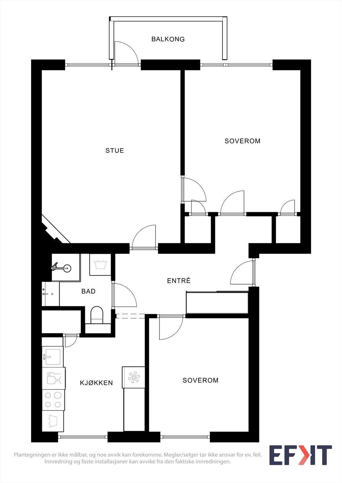 Plantegning Galleribilde