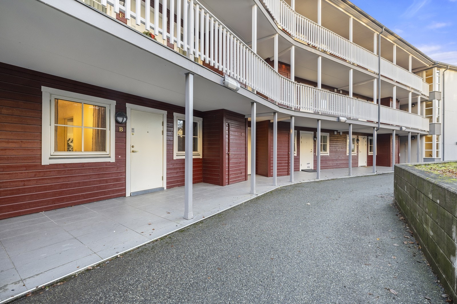 Leiligheten disponerer en ekstern bod på 1 m² i tilknytning til inngangspartiet. Galleribilde