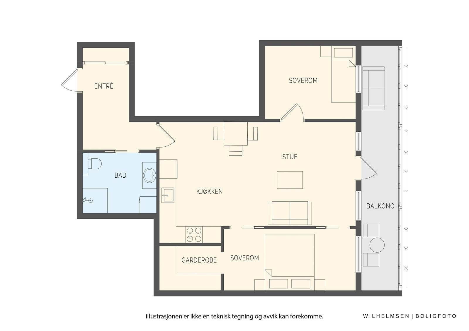 Plantegning. Galleribilde