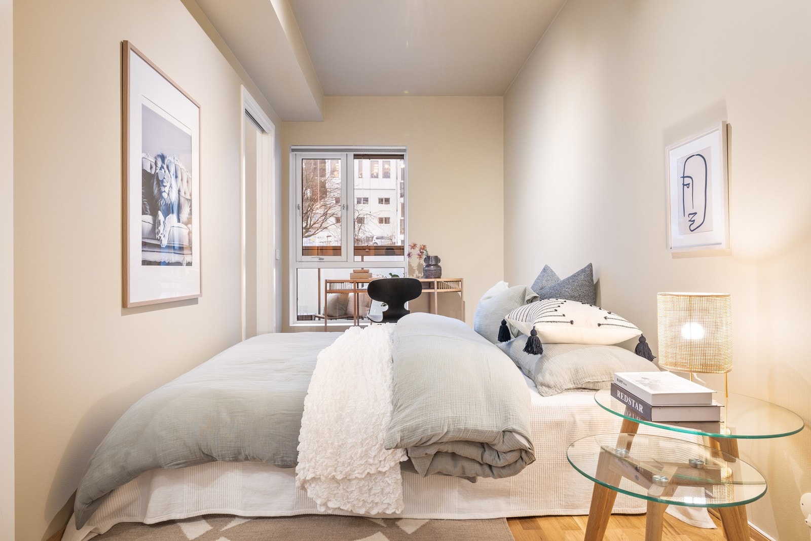 Hovedsoverommet måler 9,2 kvm. Galleribilde