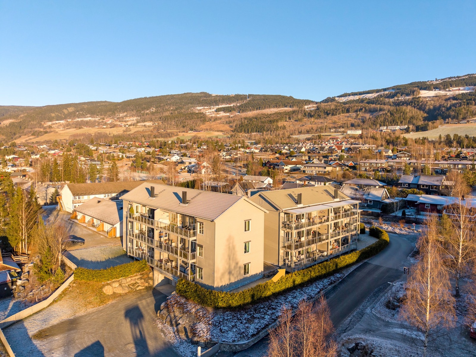 PrivatMegleren Lillehammer v/ Anders Tyrom har gleden av å presentere denne lettstelte og arealeffektive leiligheten på Granrudmoen i Øyer.Foto: Tor Jensbakken Galleribilde