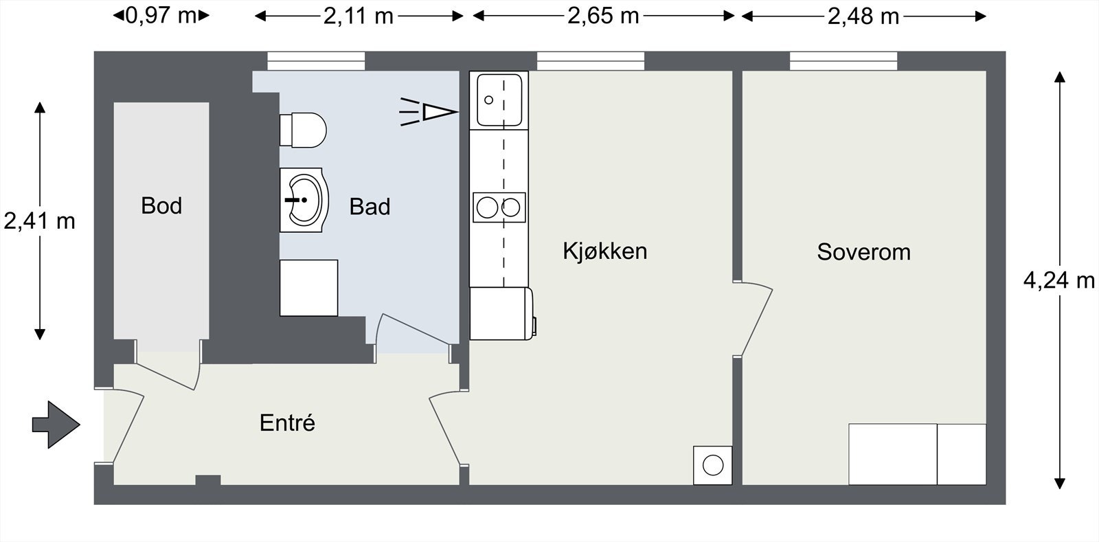 Plantegning. Galleribilde