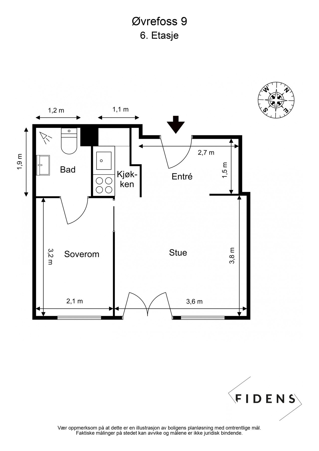 Plantegning Galleribilde