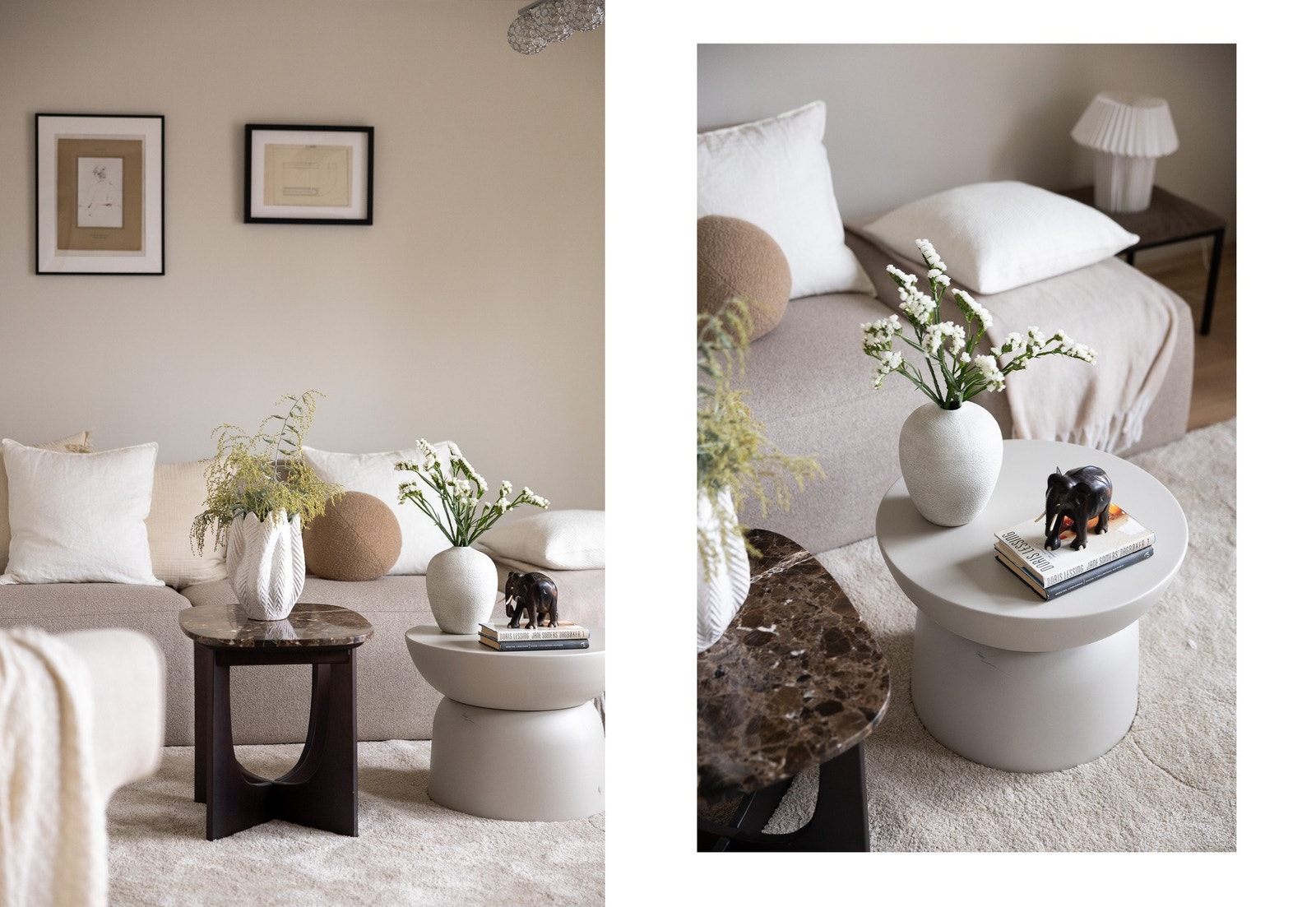 Overflatene er malt i en moderne og behagelig fargetone. Galleribilde