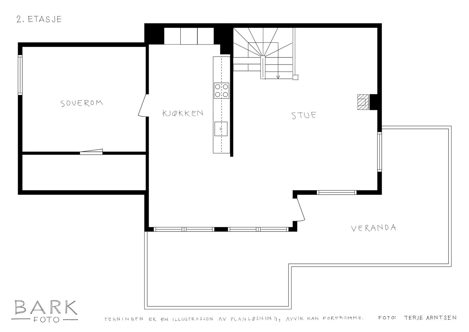 Plantegning 2. etasje. Galleribilde