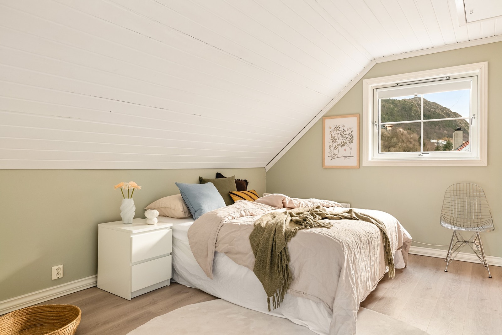 Soverommet i etasjen måler 13 m². Galleribilde