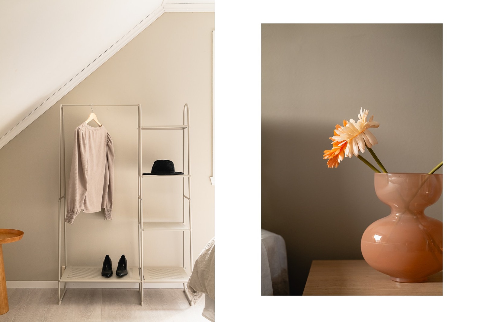 En lun fargepalett skaper en behagelig soveromsfølelse. Galleribilde