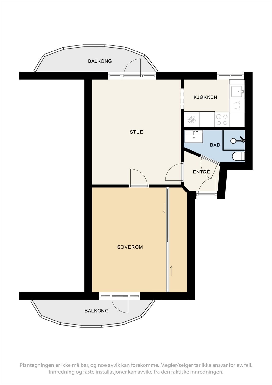 Plantegning Galleribilde