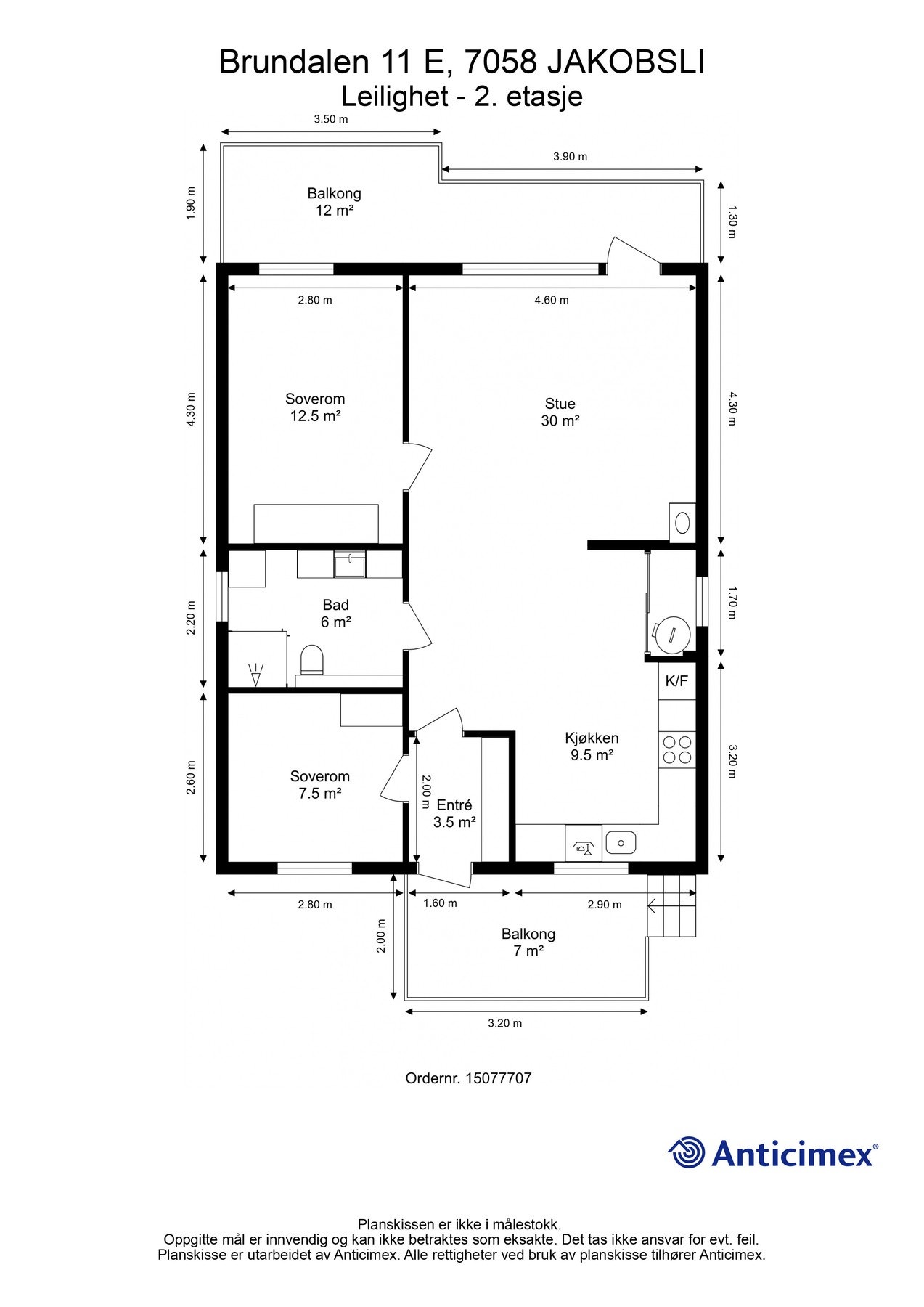 Planskisse. Galleribilde