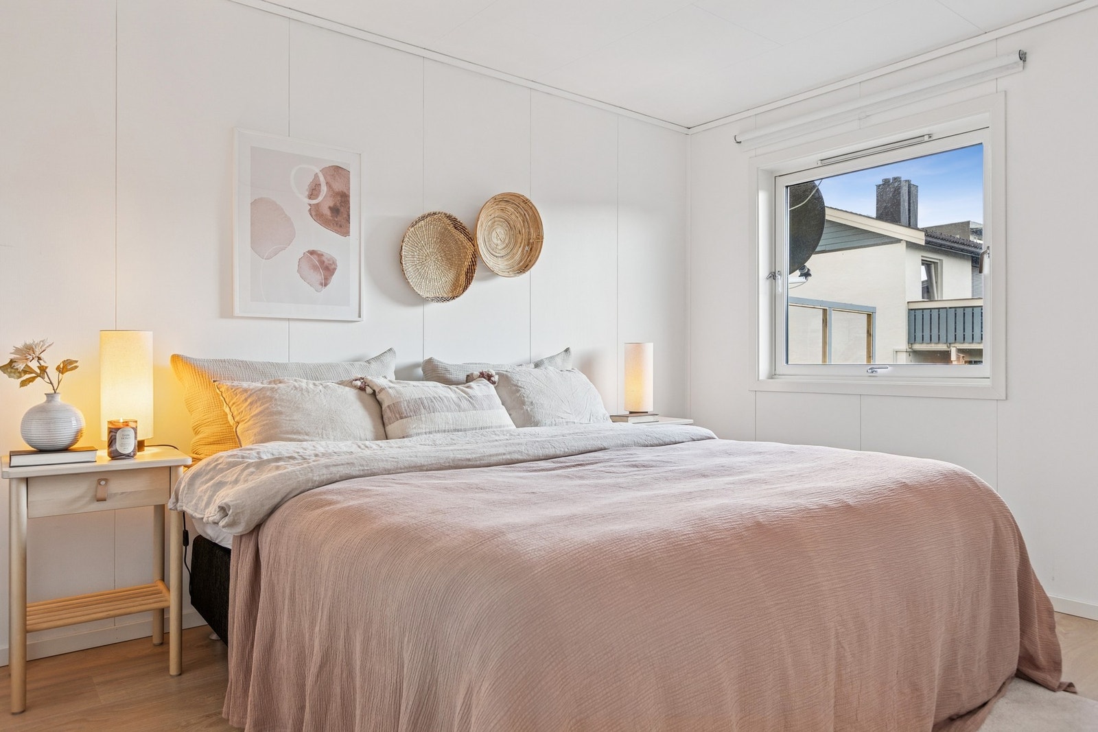 Leiligheten kan by på to romslige soverom på 12,5 kvm og 7,5 kvm. Galleribilde