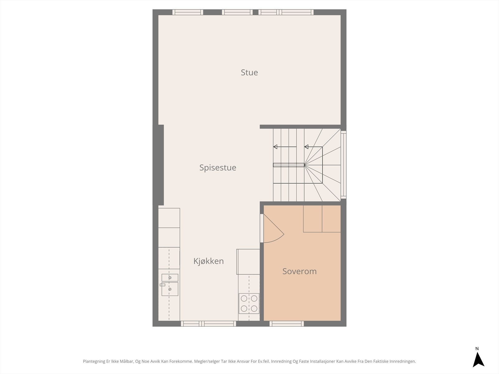 Plantegning 2. etasje Galleribilde