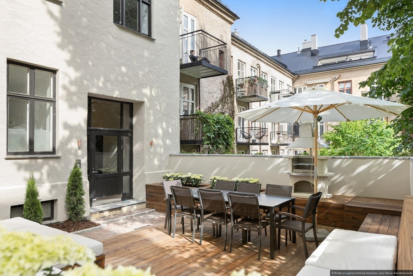 Uteområdet er også helt nytt fra i år, og her er det ikke spart på detaljene. Galleribilde