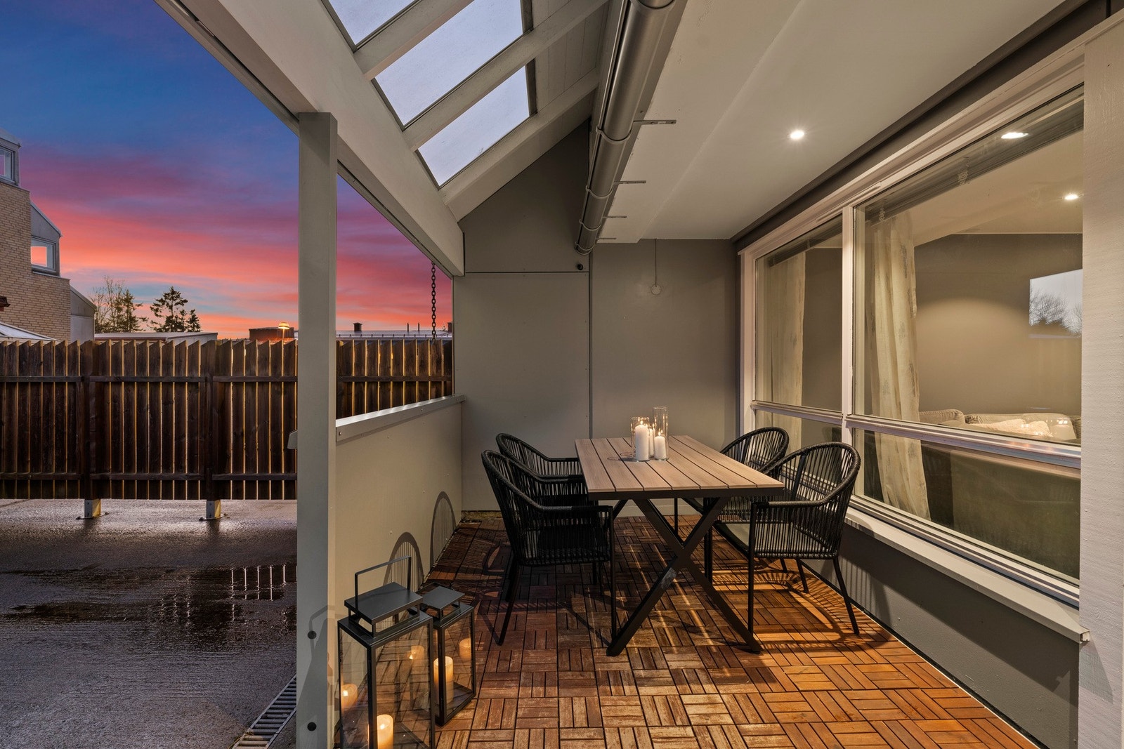 Sydvendt markterrasse på hele 16 m². Galleribilde