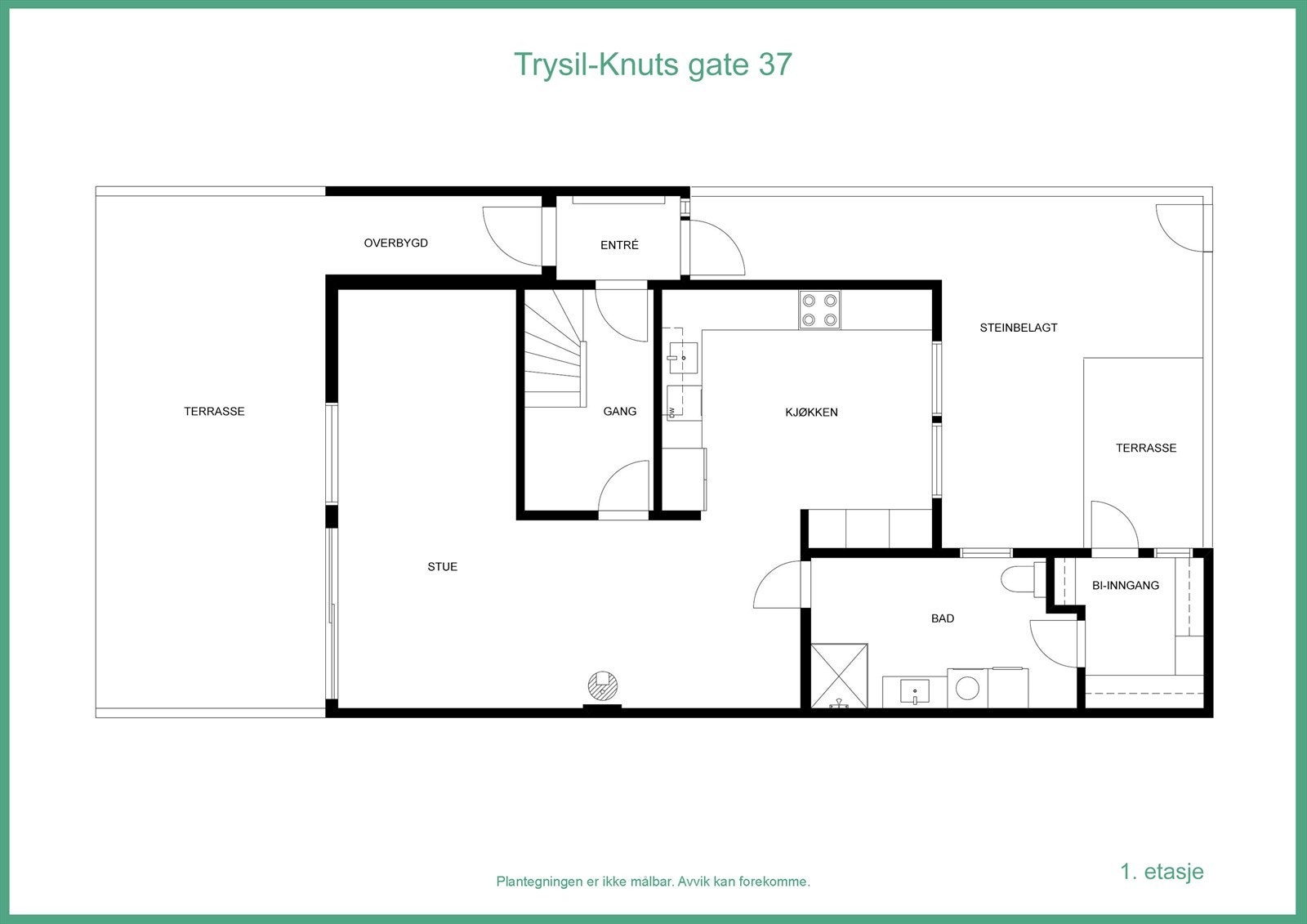 Plantegning Galleribilde