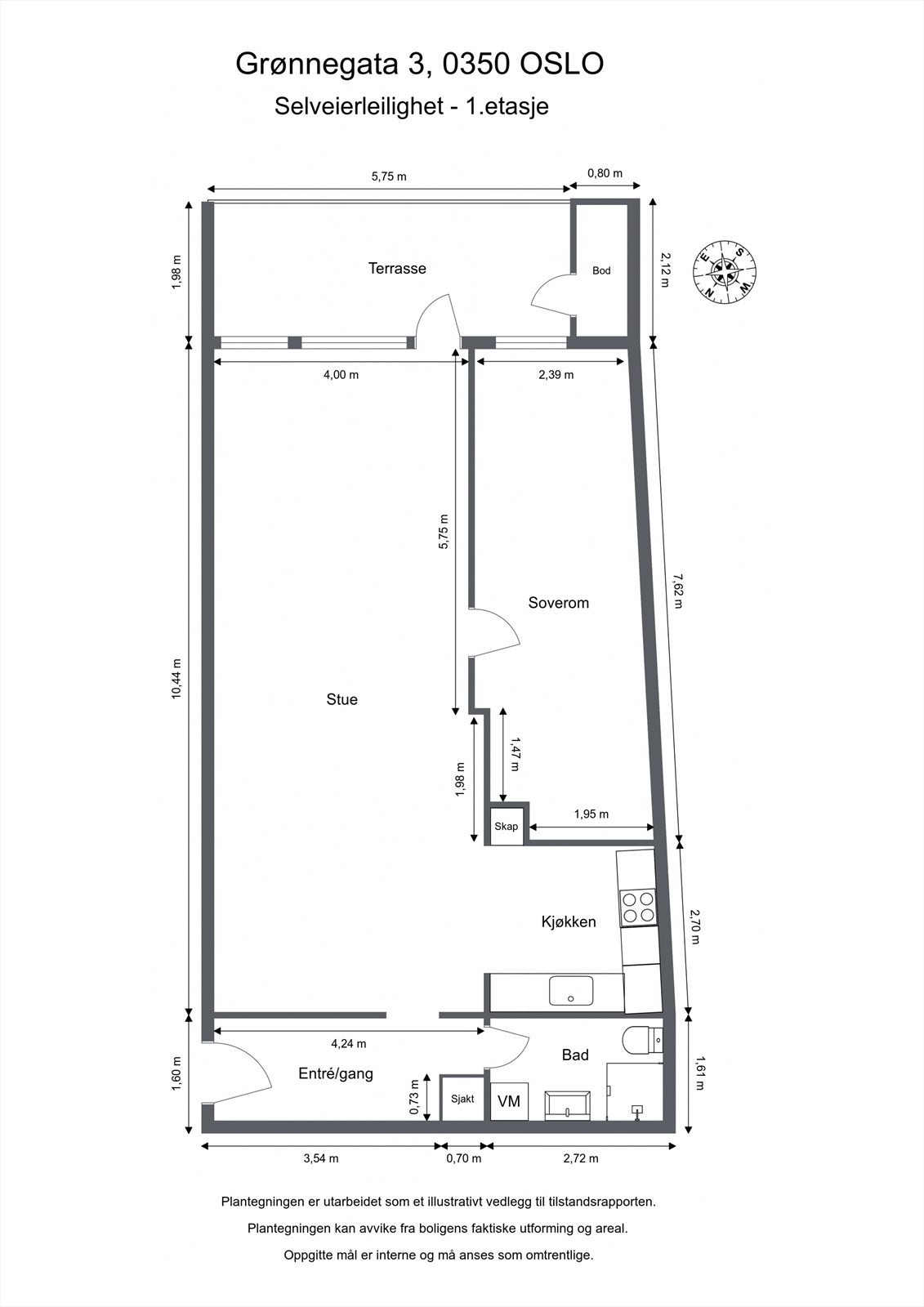 Plantegning. Galleribilde