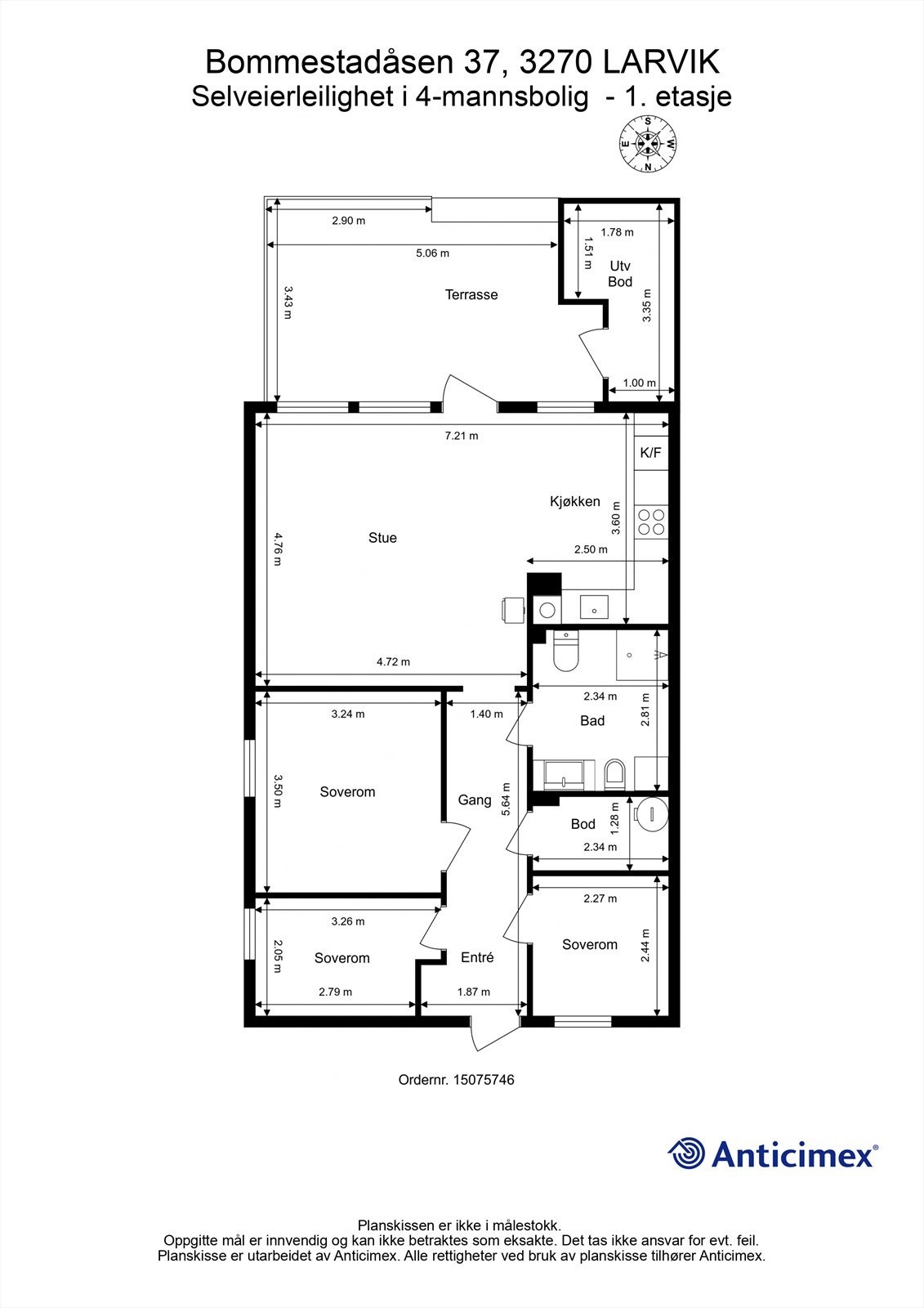 Plantegning Galleribilde