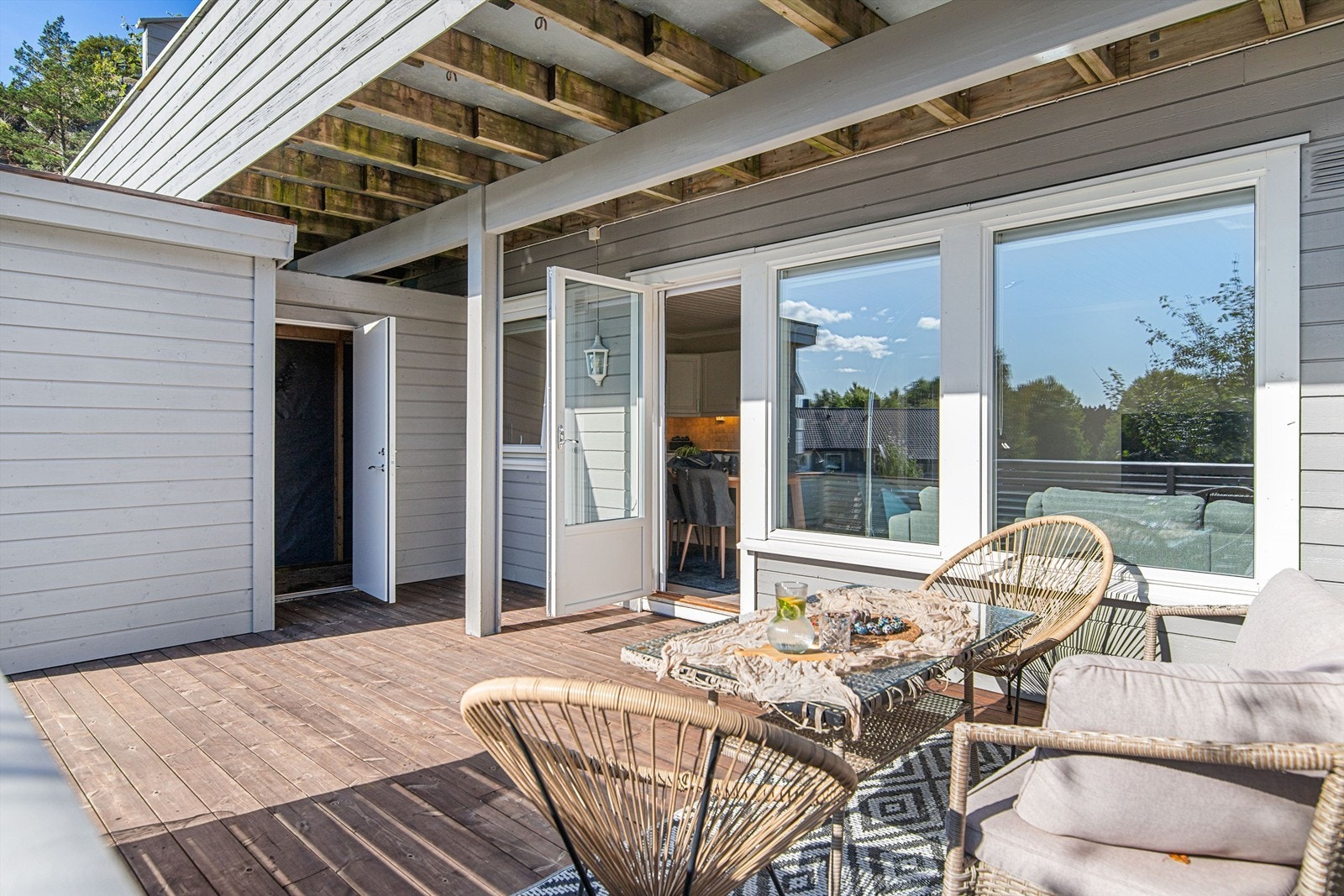 Leiligheten har gode lagringsmuligheter i tilhørende bod oppført i 2023. Galleribilde