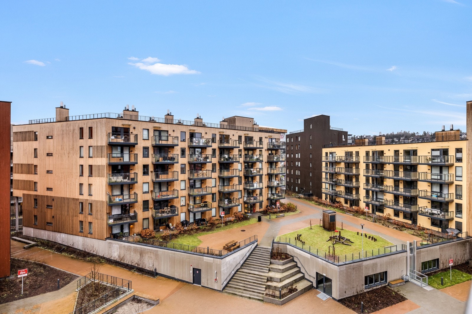 Boligen ligger høyt og fritt i 6.etg. Galleribilde