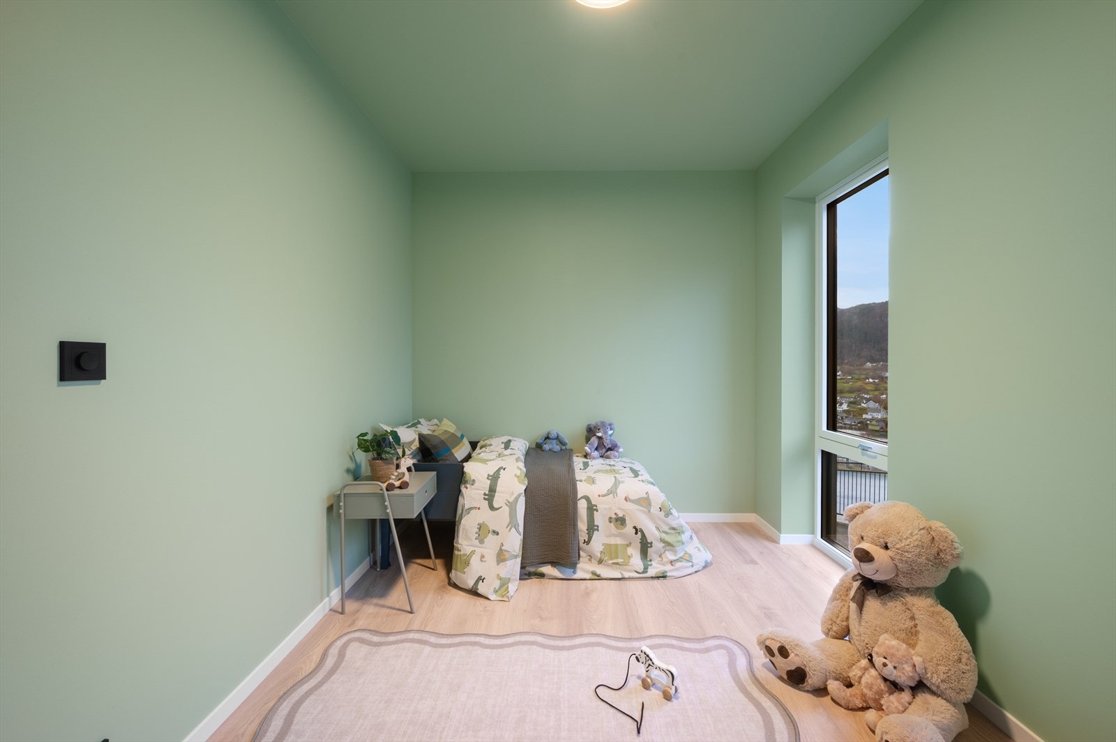 Soverommet passer perfekt som barnerom eller gjesterom. Galleribilde