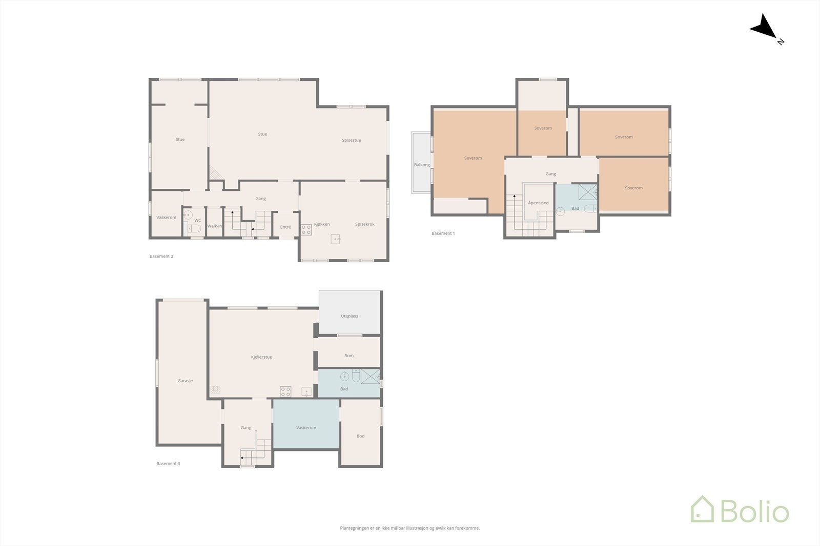 Plantegning Galleribilde