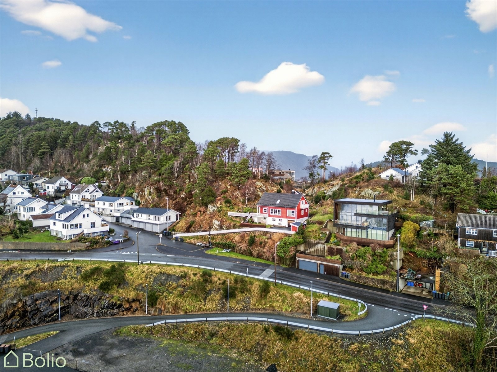 Dronefoto Galleribilde