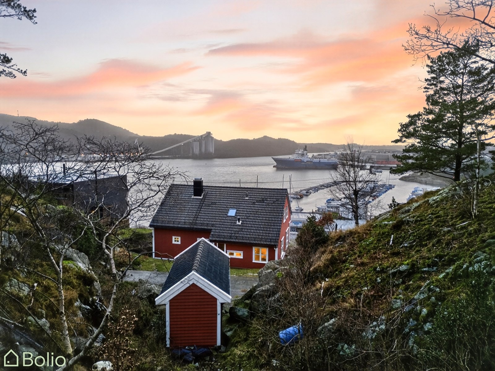 Dronefoto Galleribilde