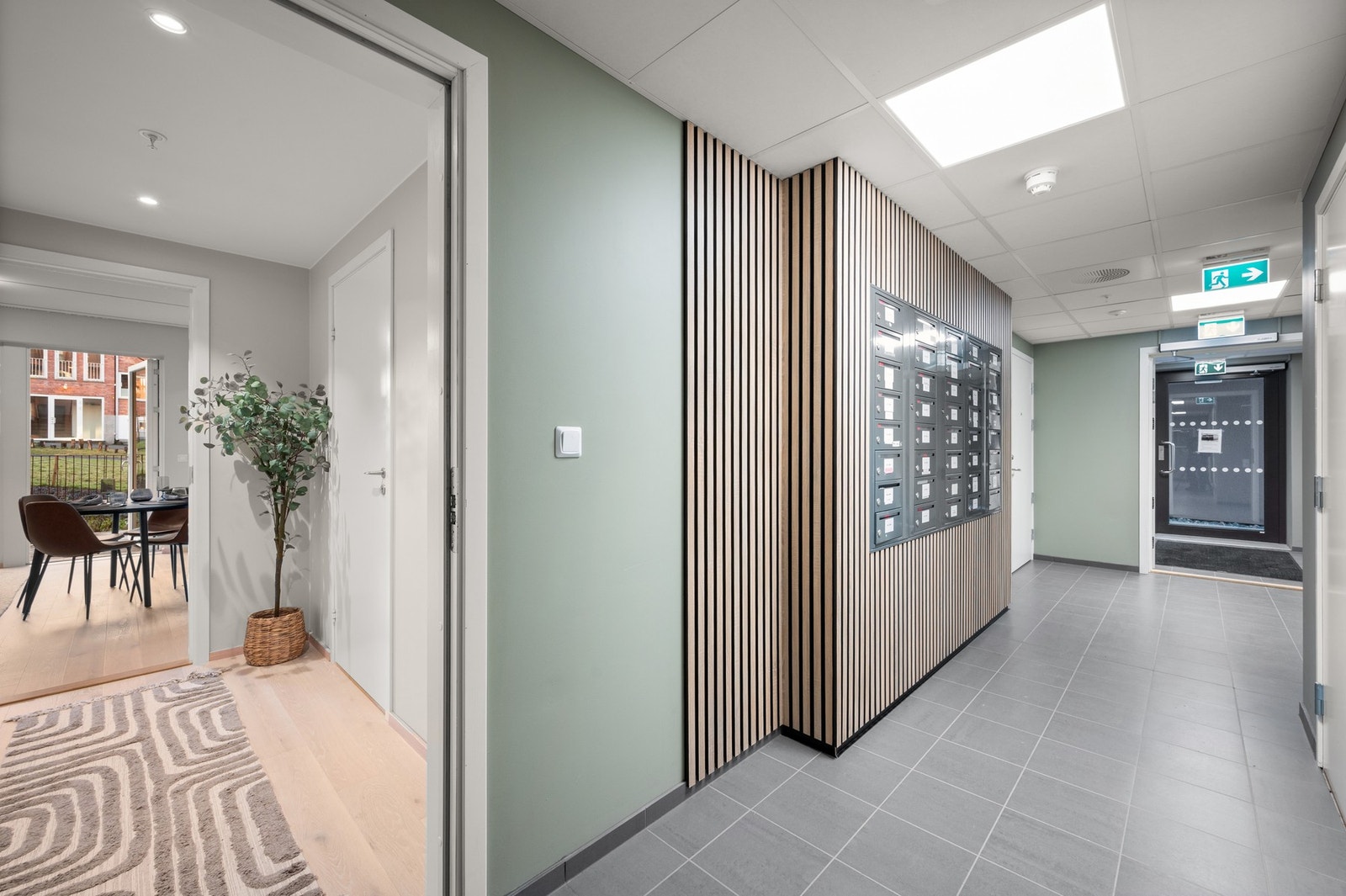 Pent inngangsparti som gir et godt førsteinntrykk Galleribilde