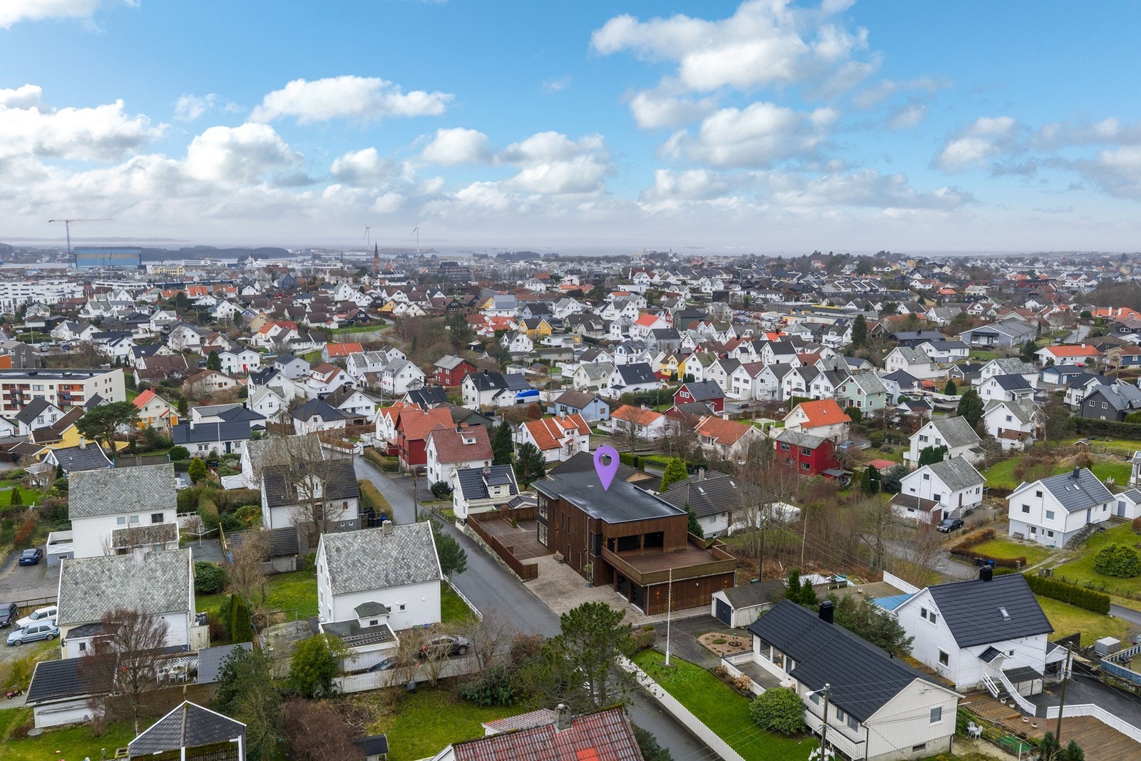 Fasade mot vest Galleribilde