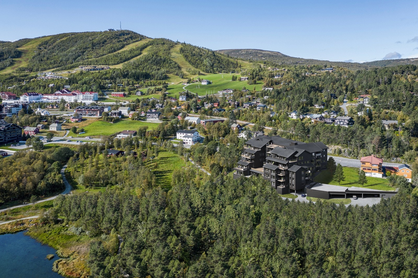 Eiendomsmegler Jannike Seljevoll Herleiksplass har gleden av å ønske velkommen til Breidablikk sentralt på Geilo (Foto: Anders Medhus /Hallingcast) Galleribilde