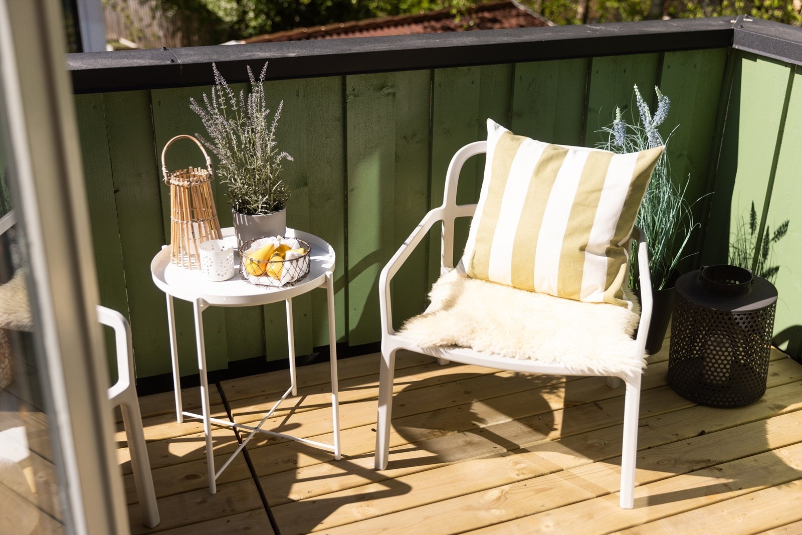 Solrik balkong Galleribilde