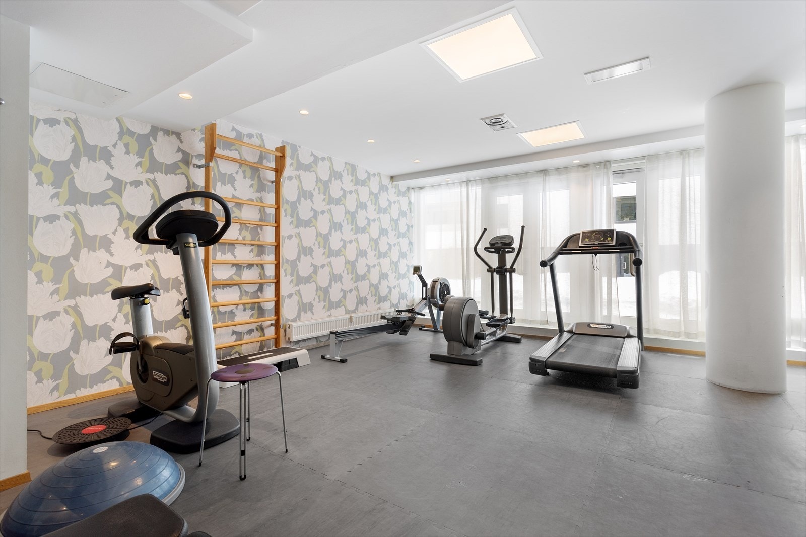 Felles treningsrom for beboerne i sameiet. Galleribilde