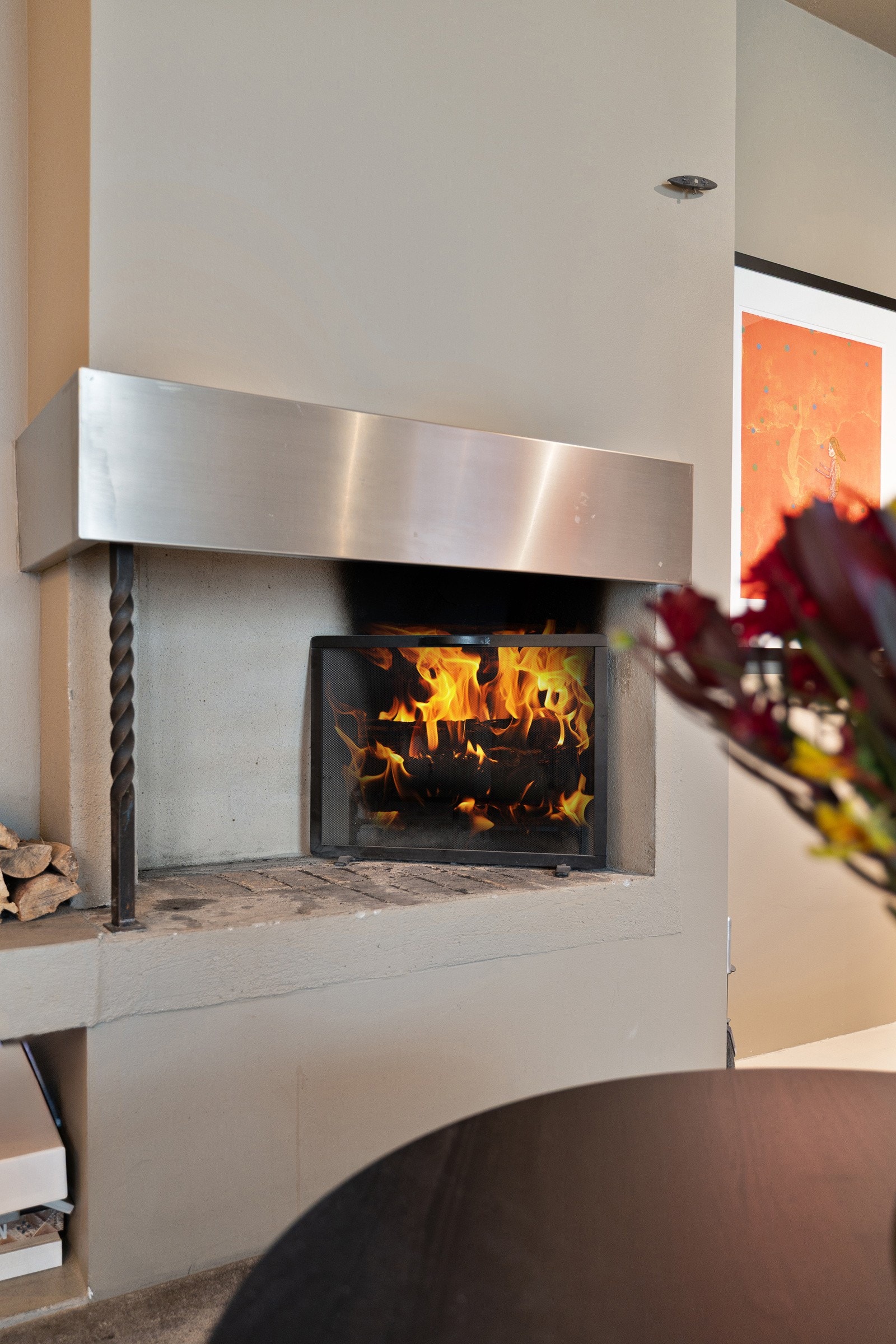 Peisen skaper en lun stemning. Galleribilde