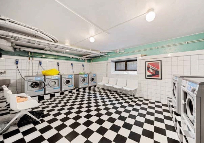 Felles vaskeri. Galleribilde