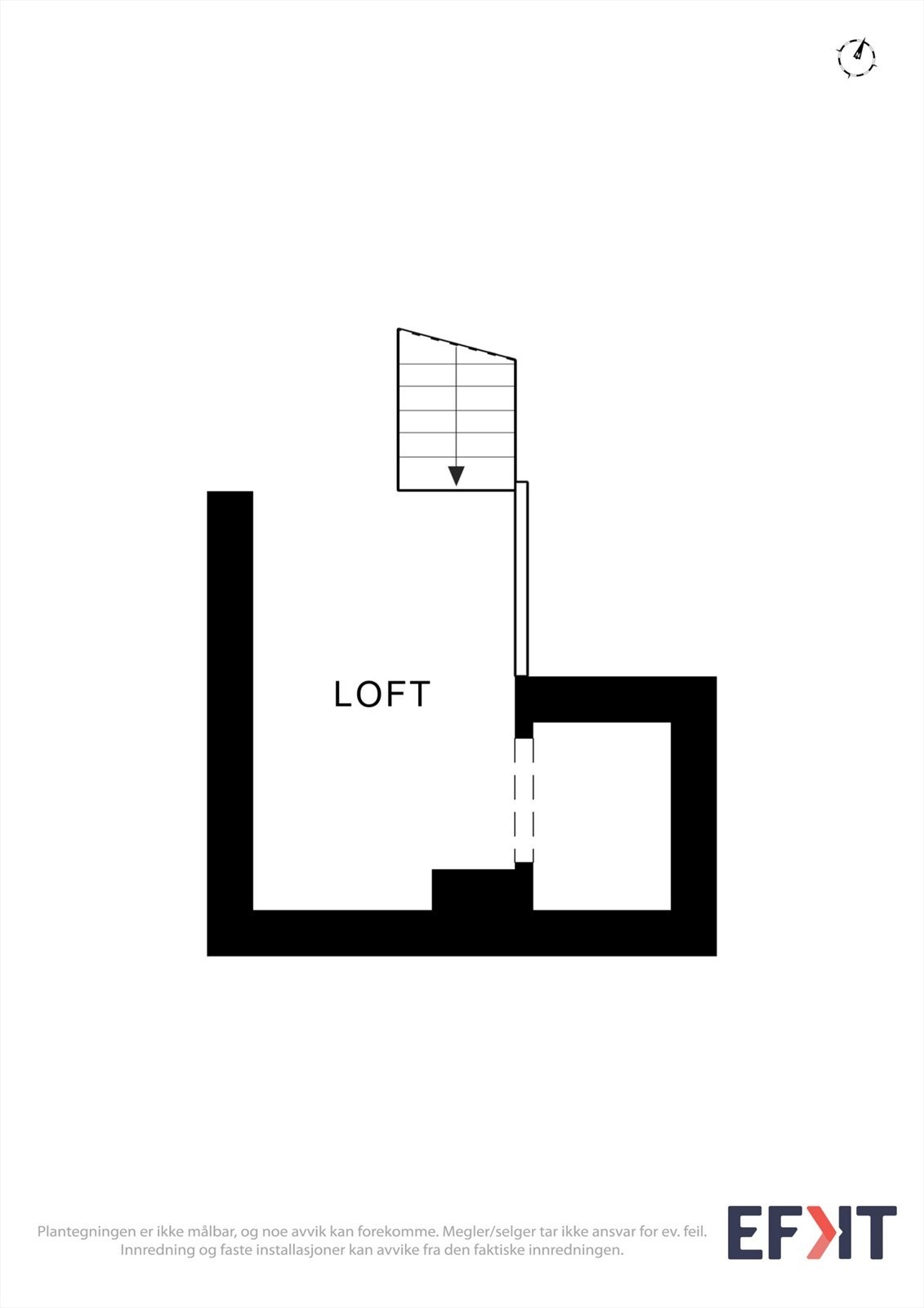 Hemsen gir ekstra gulvplass og er en smart løsning for å maksimere arealet. Galleribilde