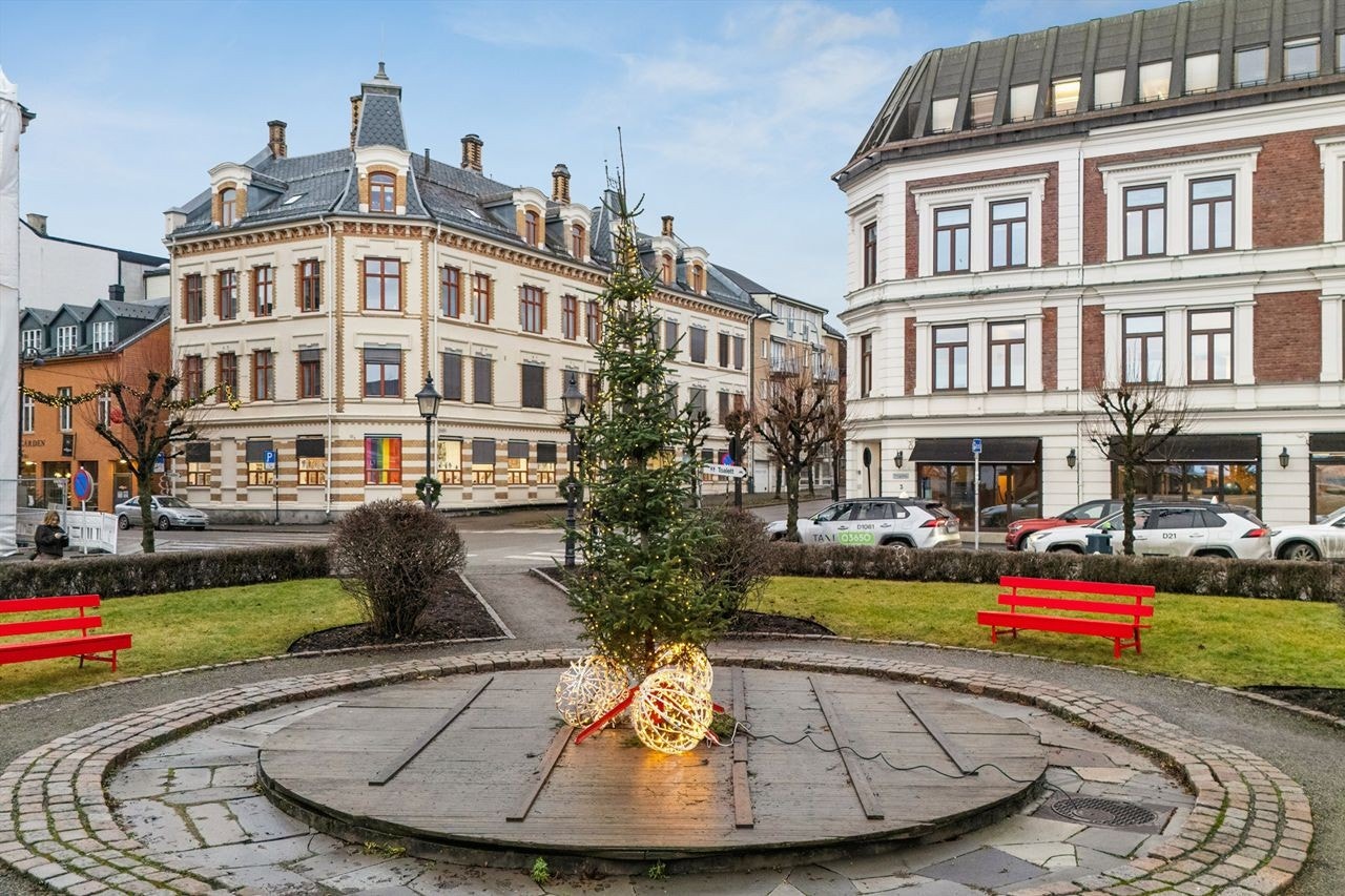 Nærområdet byr på hyggelige torg og grønne lunger midt i sentrum. Galleribilde