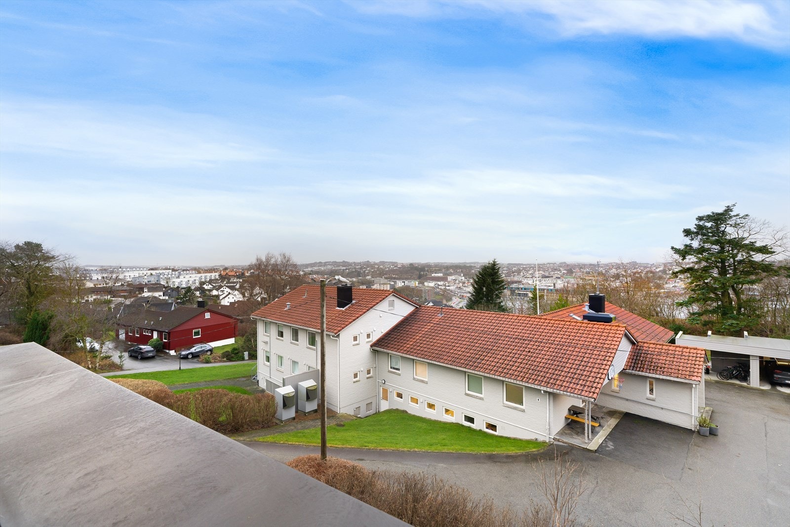 Nydelig utsikt fra leiligehten. Galleribilde